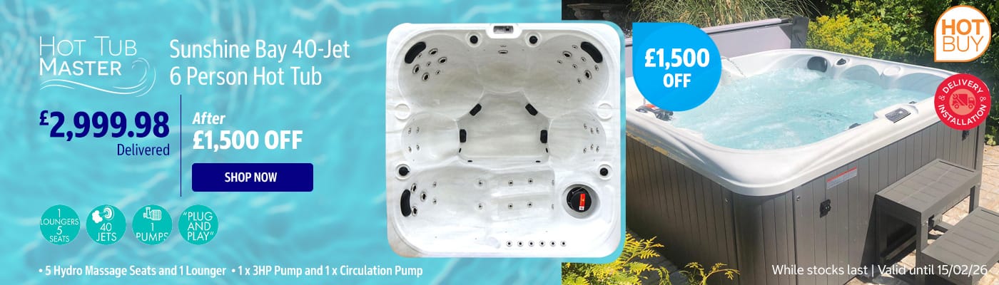 Platinum Spas Trident 40-Jet 5 Person Hot Tub - Delivered and Installed