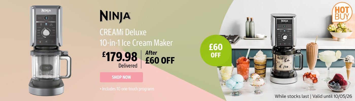 Ninja CREAMi Deluxe 10-in-1 Ice Cream Maker