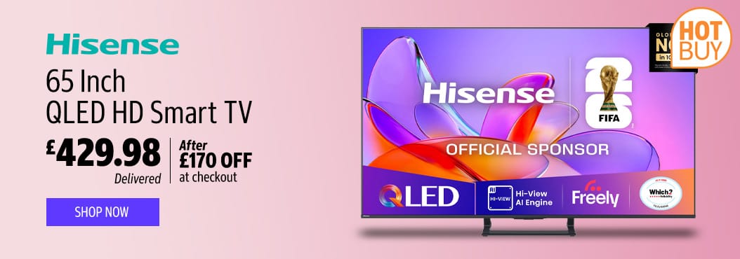 Hisense 65A7QTUK 65 Inch QLED HD Smart TV
