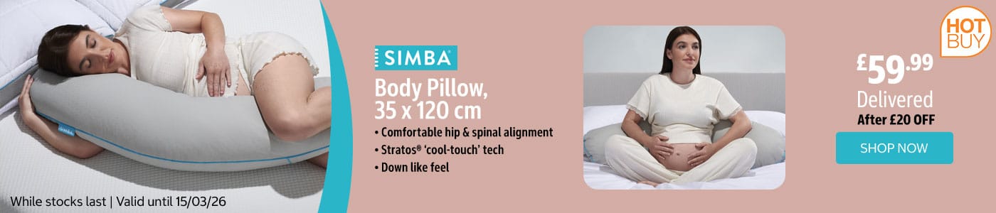 Simba Body Pillow, 35 x 120 cm