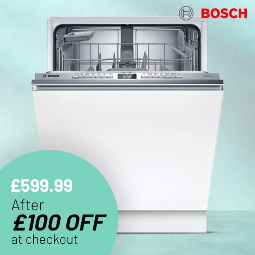 Bosch SMV4ECX23G Fully Integrated, 14 Place Setting Dishwasher, C Rated