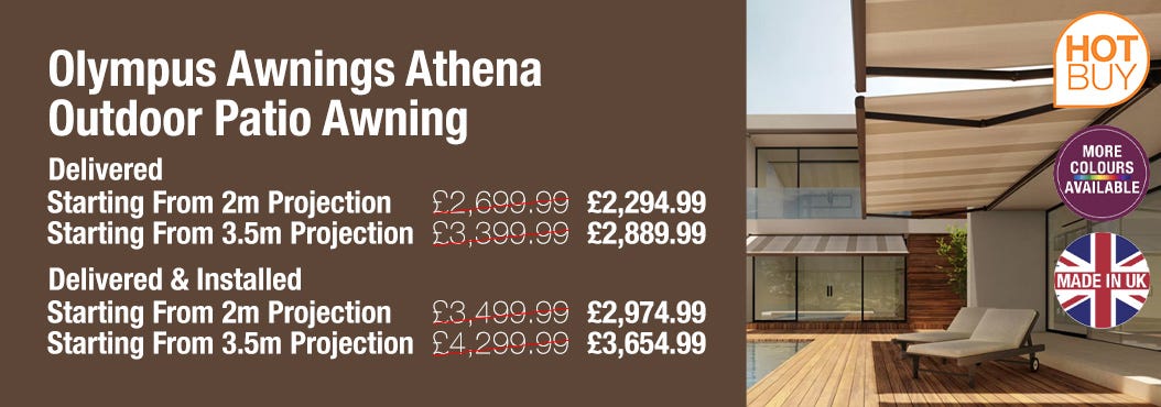 Aphrodite and Athena Awnings