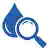Blue drop icon
