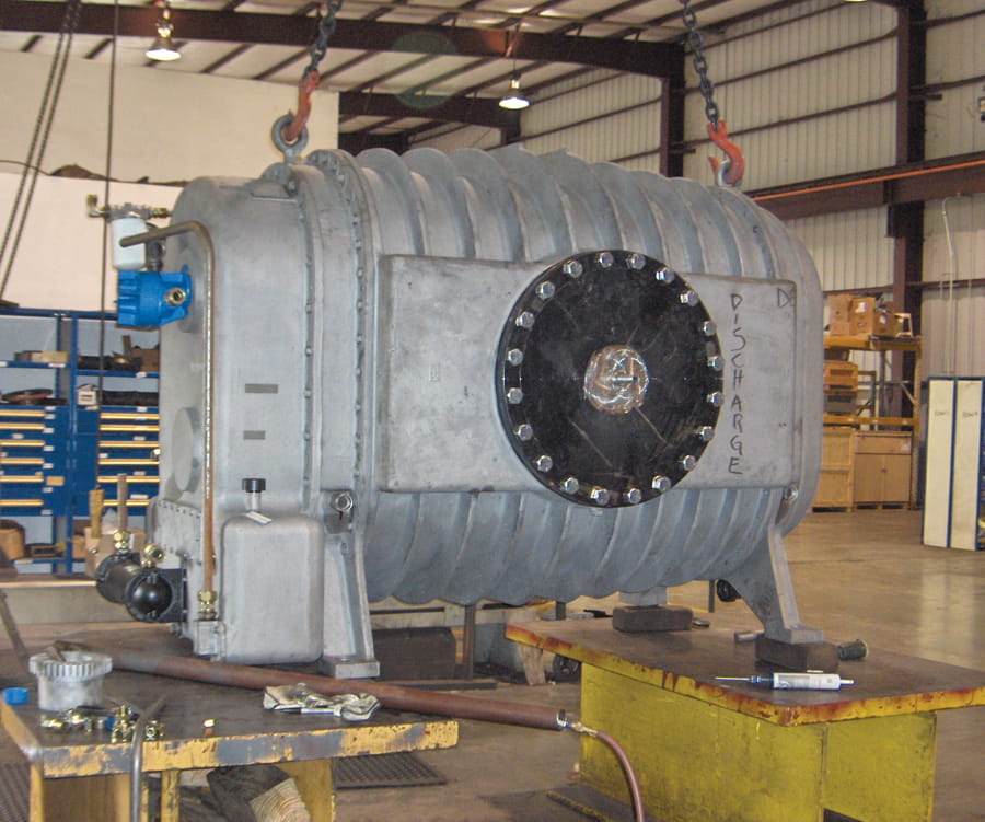 Large rotary repair