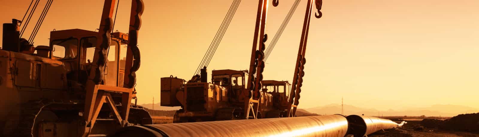 Products page banner with industrial equipment