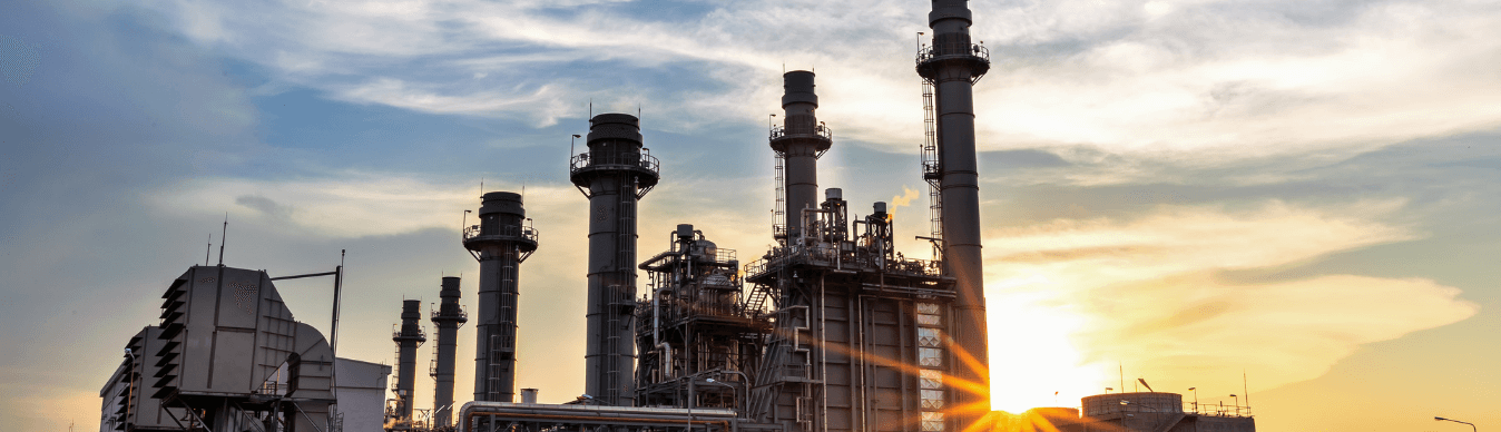 Gas compressors for industrial plant site