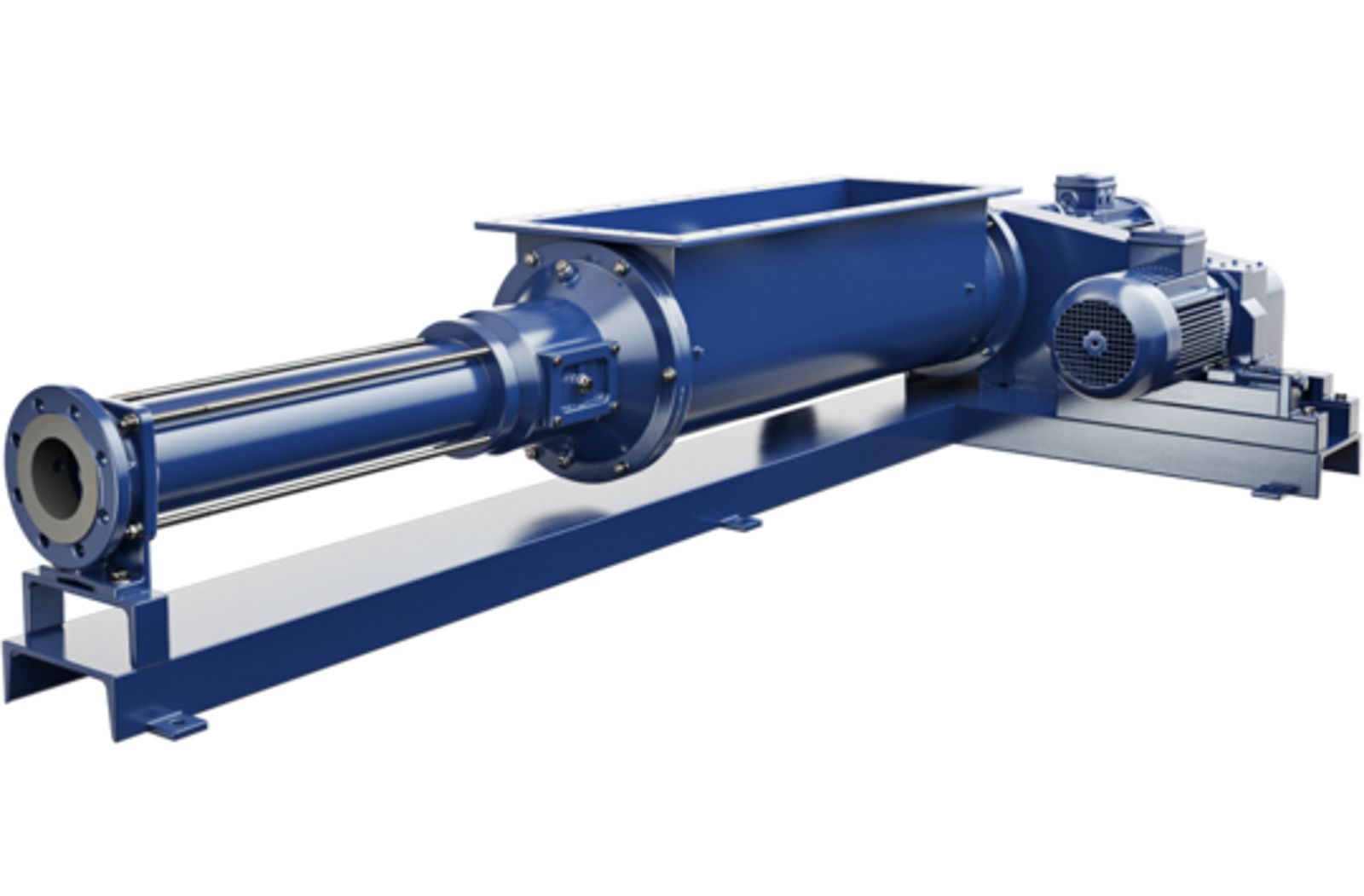 SEEPEX BTH open hopper progressive cavity pump effortlessly conveys even media than tend to bridge.