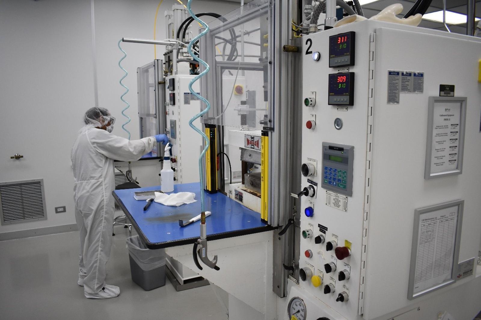 Felxan engineer working with medical devices