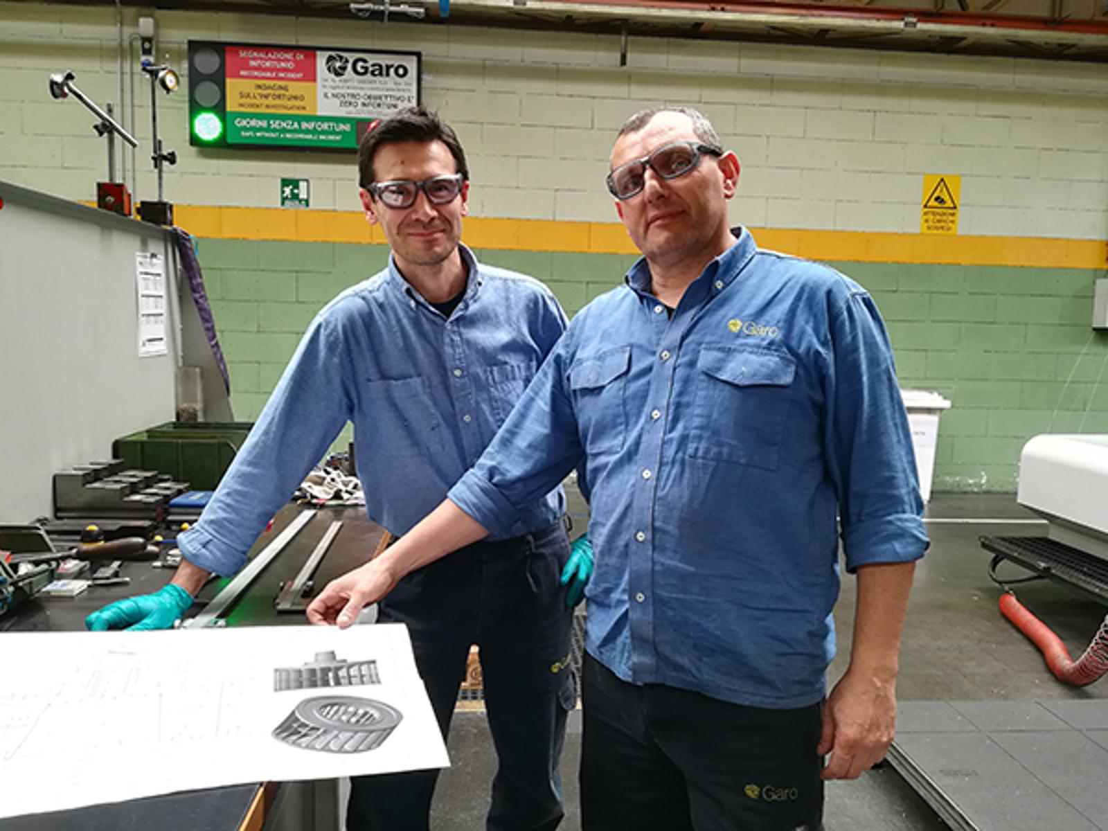 GARO Employees Safely Working in the Shop Area