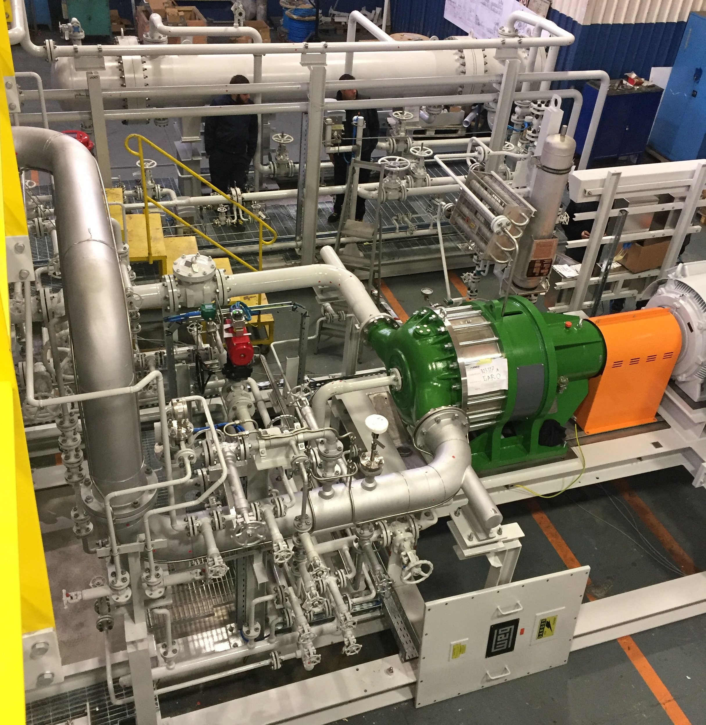 Sistema di compressori ad anello liquido GARO per gas condensabili