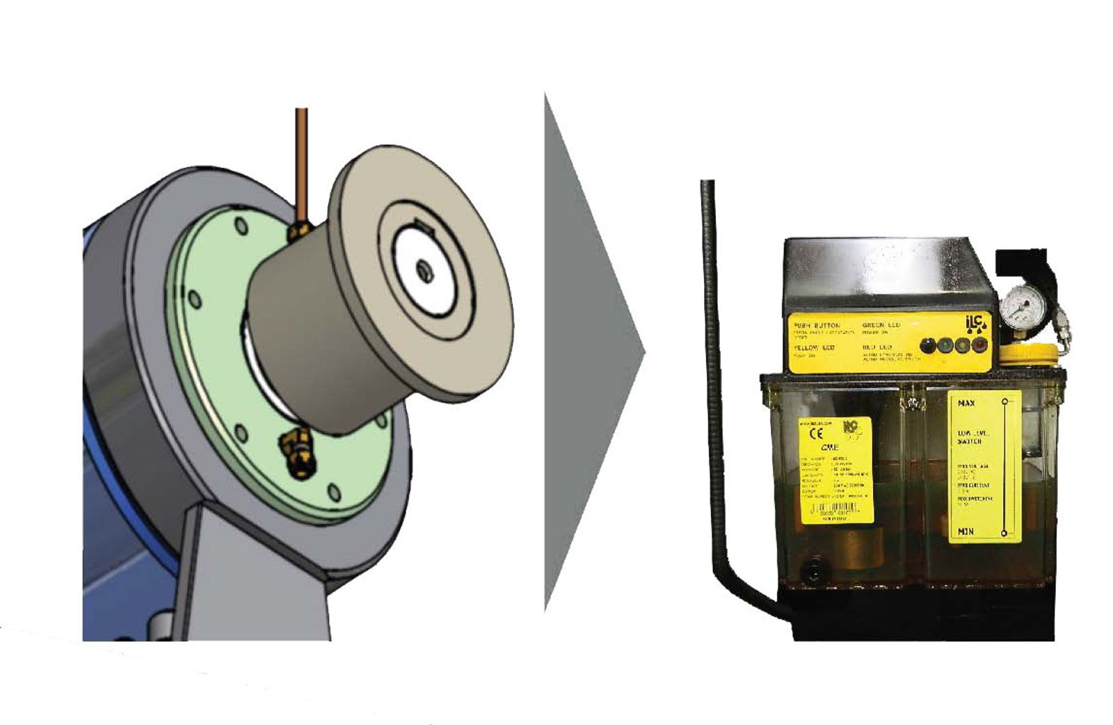 Diagram of the GARO Forced Lubrication Compressor Upgrade