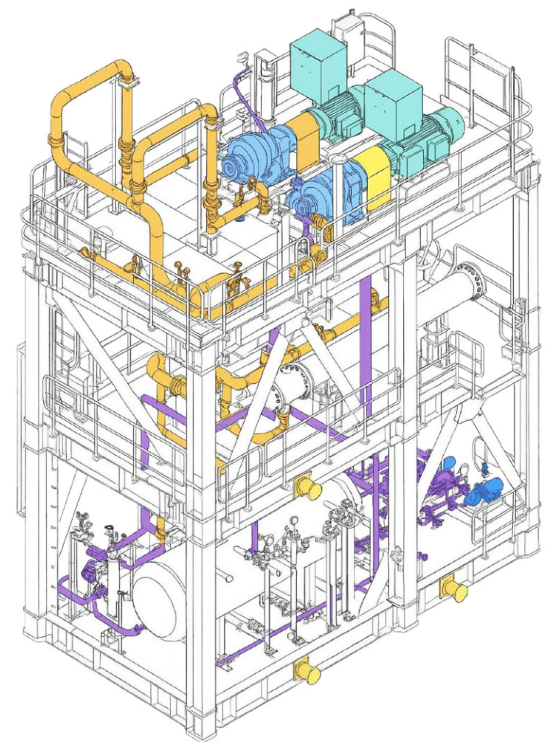 Garo FPSO 3D model