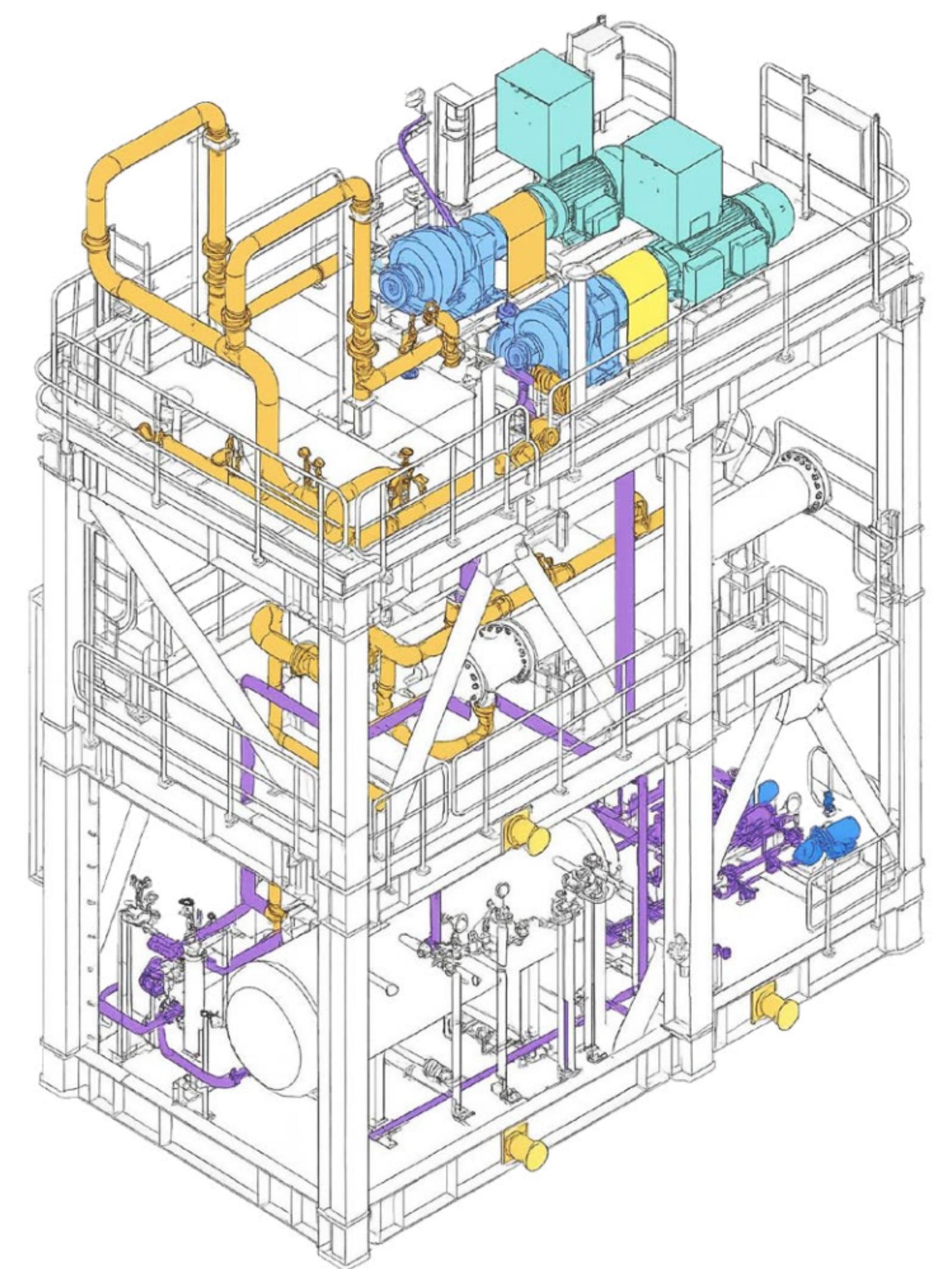 Garo FPSO 3D model