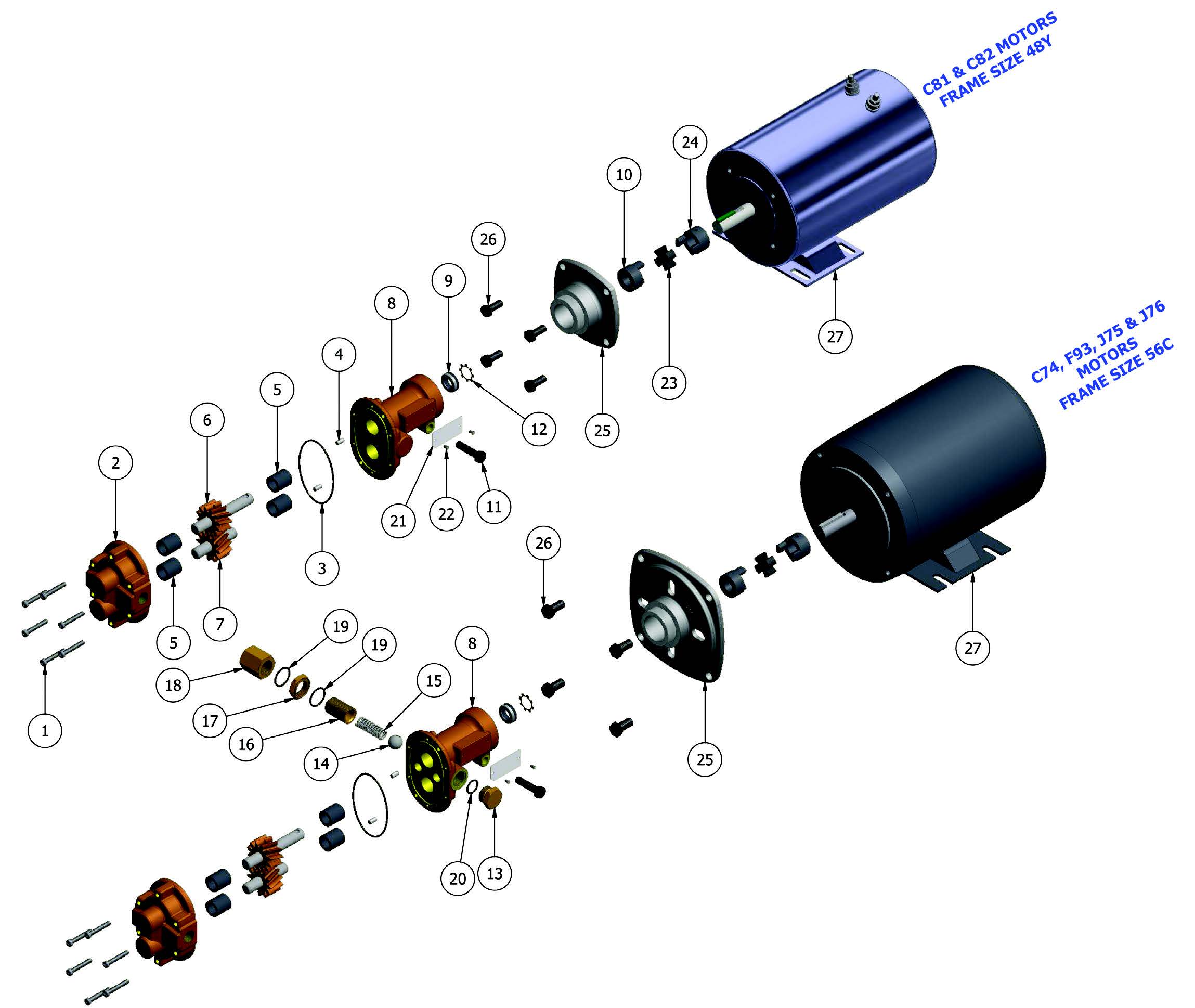 Exploded View N992 DC
