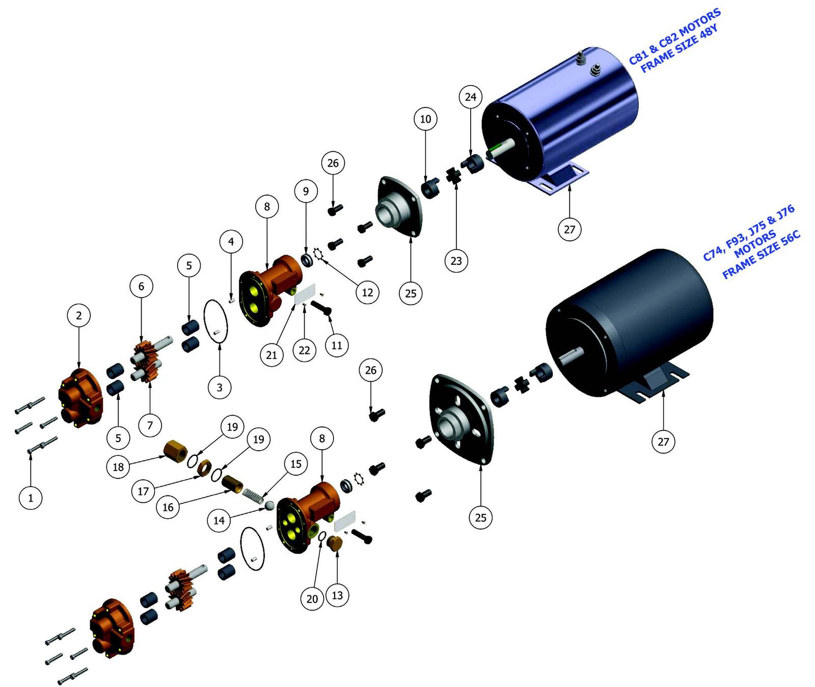 Exploded View N992 DC