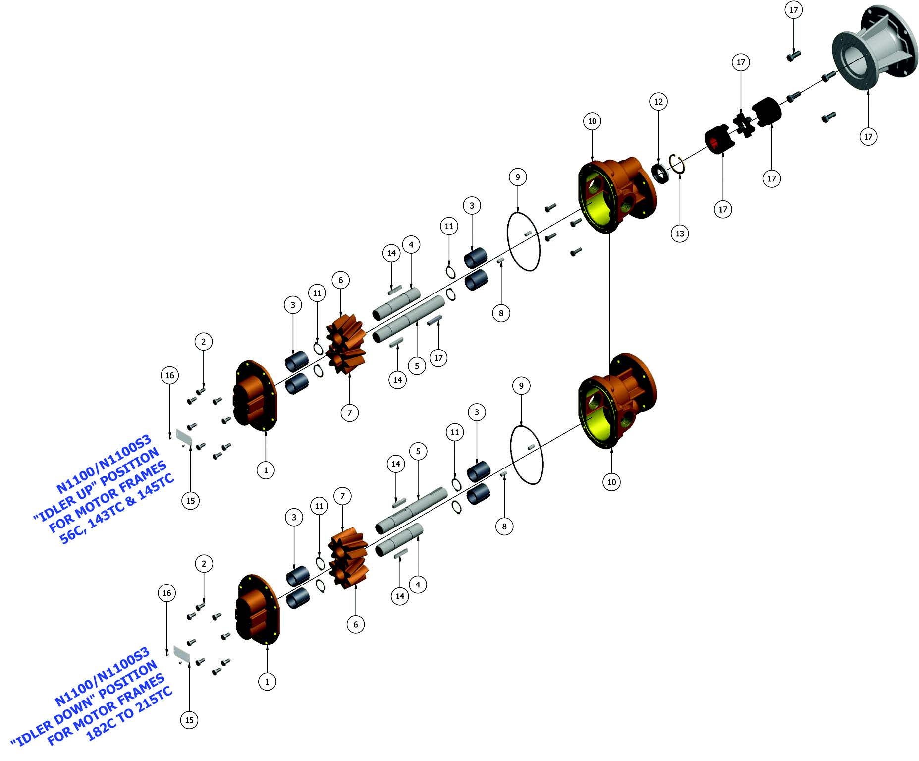 Exploded View N1100
