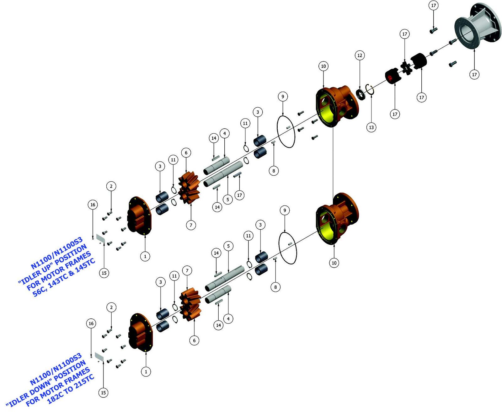 Exploded View N1100