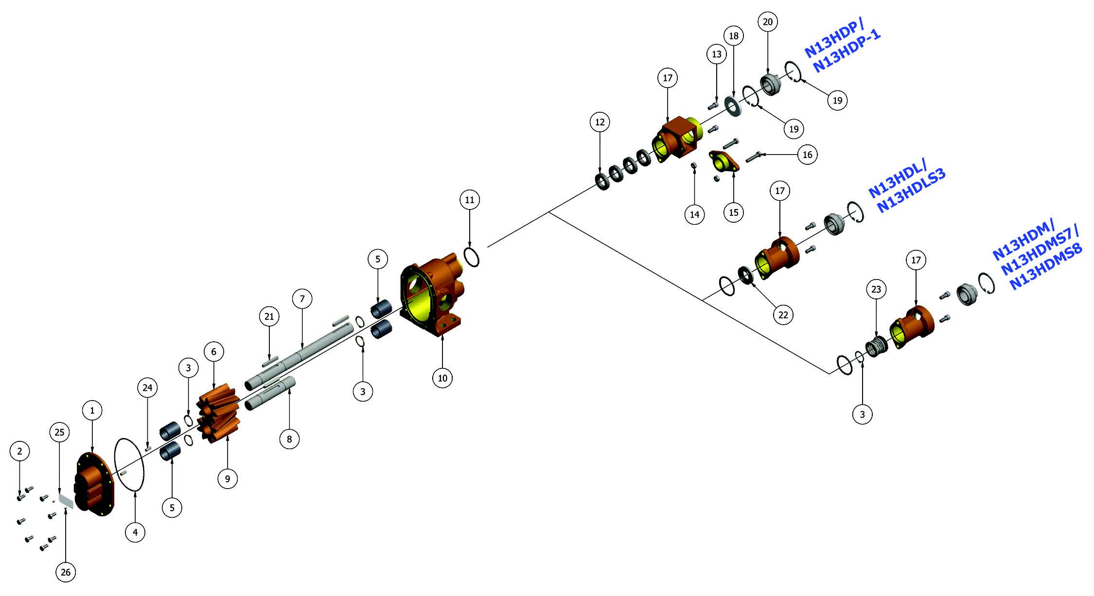 Exploded View N13HD