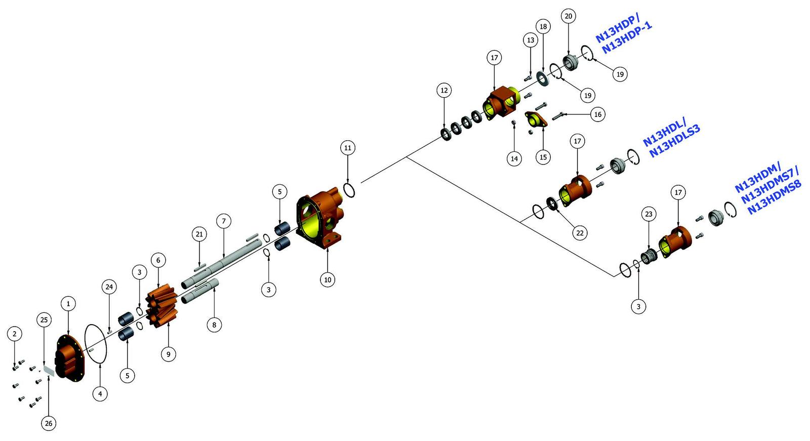 Exploded View N13HD