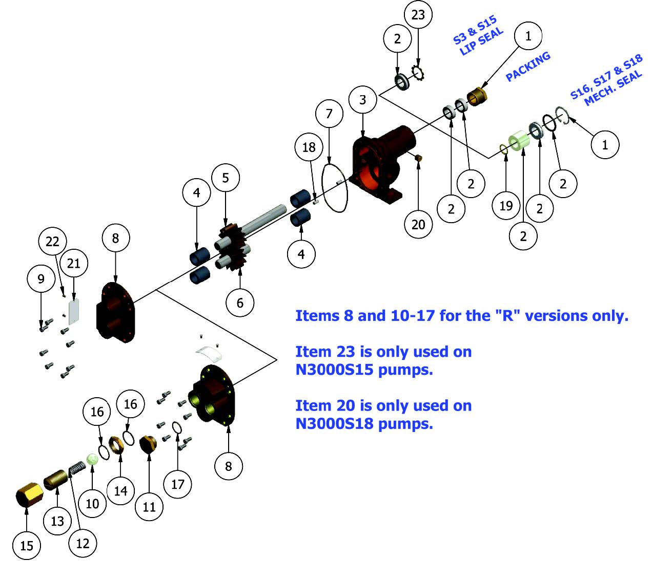 Exploded View N3000