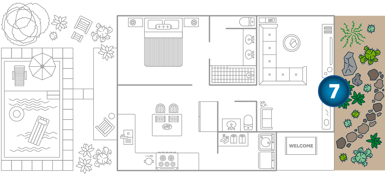 floorplan front yard