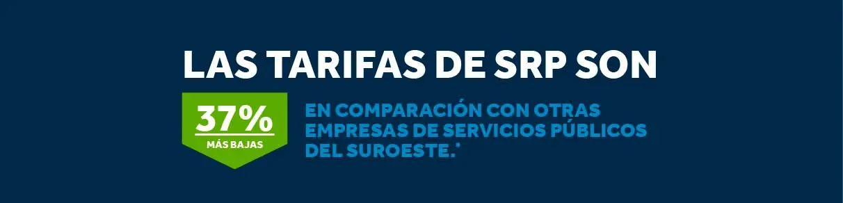 SRP's rates are lower