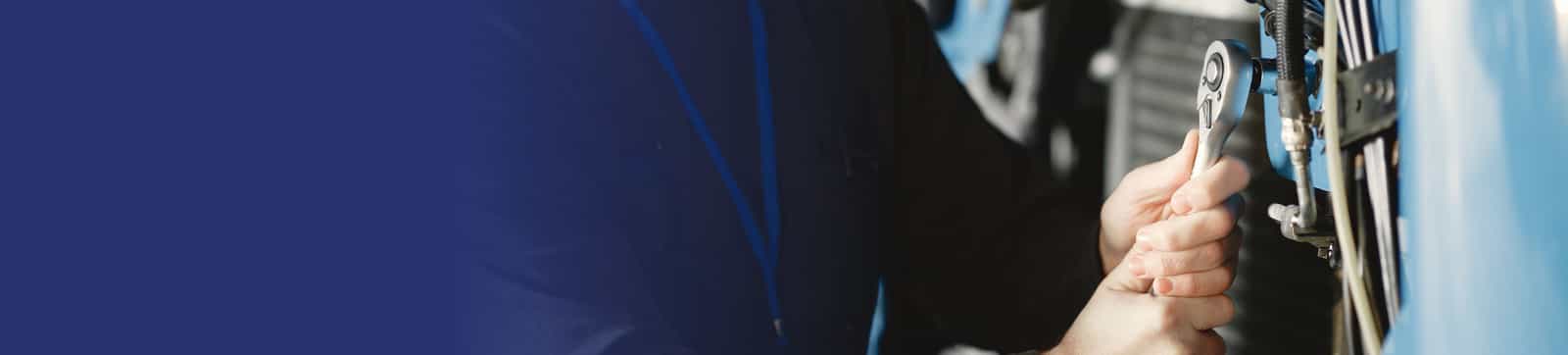 Aftermarket service banner without text