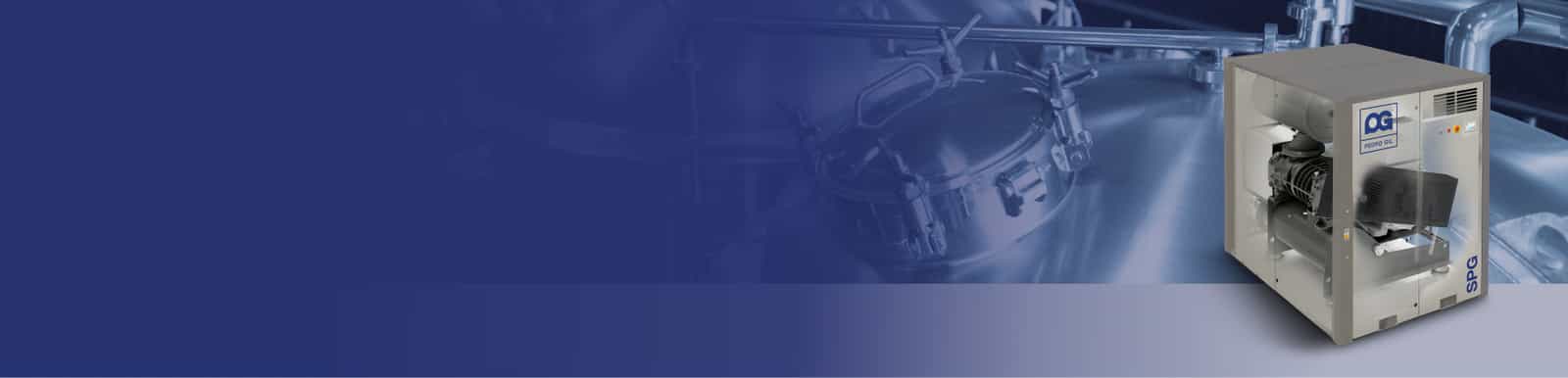 Screw compressor banner