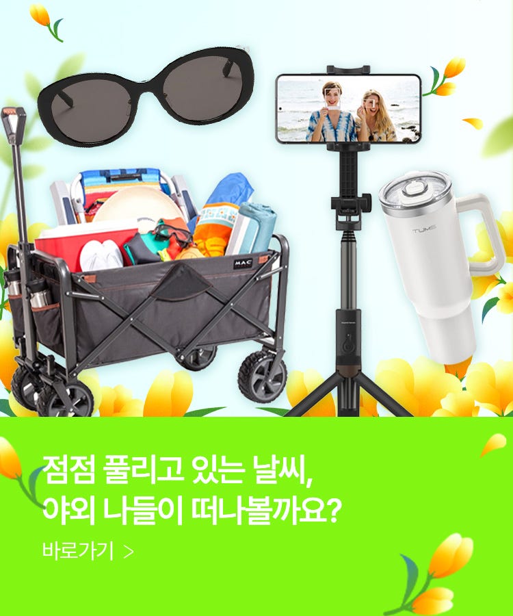 봄나들이에 필요한 아이템