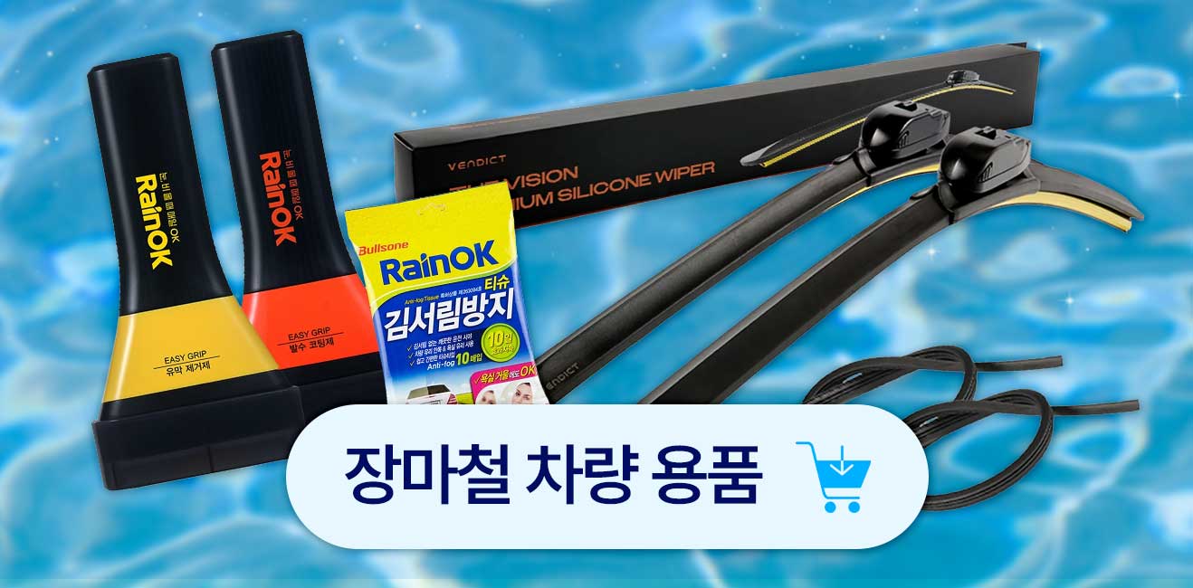 장마철 차량 용품