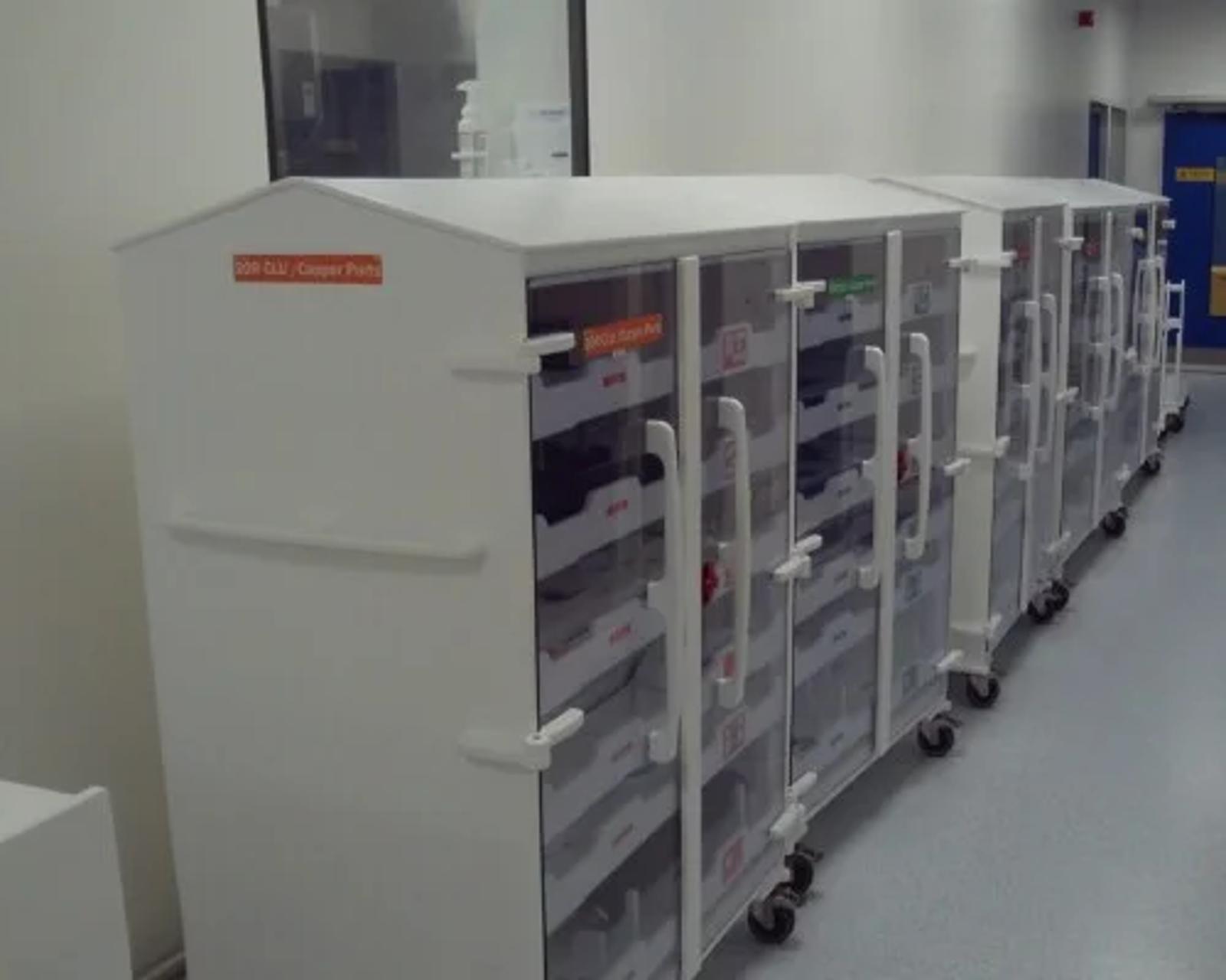 plastic trolleys and mobile storage solutions