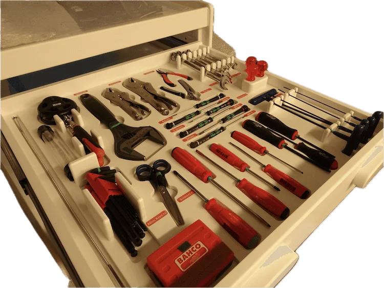 Tools in a box